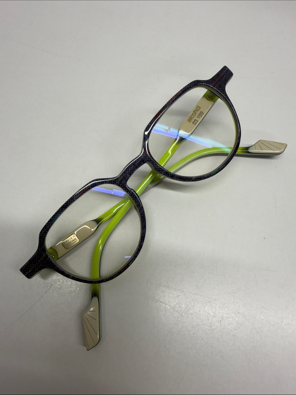 Xavier Derome France Glasses Alcohol Multicolored Colorful Designer Luxe Frames